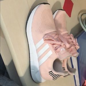 Pink Adidas swift runs